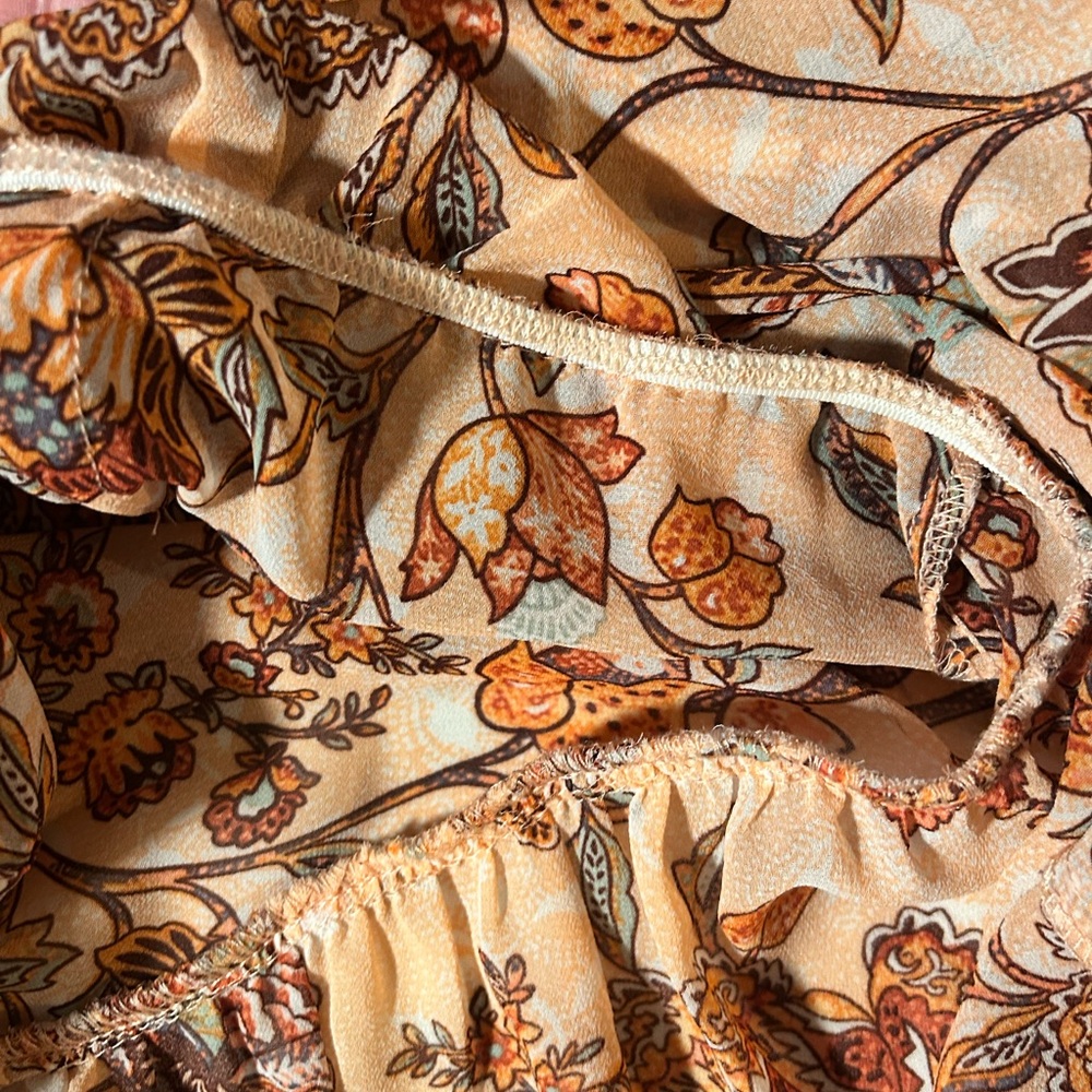 Like New Torrid Outlander Lexie Floral Chiffon Hi-Lo Babydoll Tunic - Picture 13 of 16